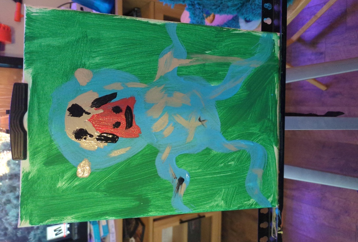Benson the blue baboon - student project