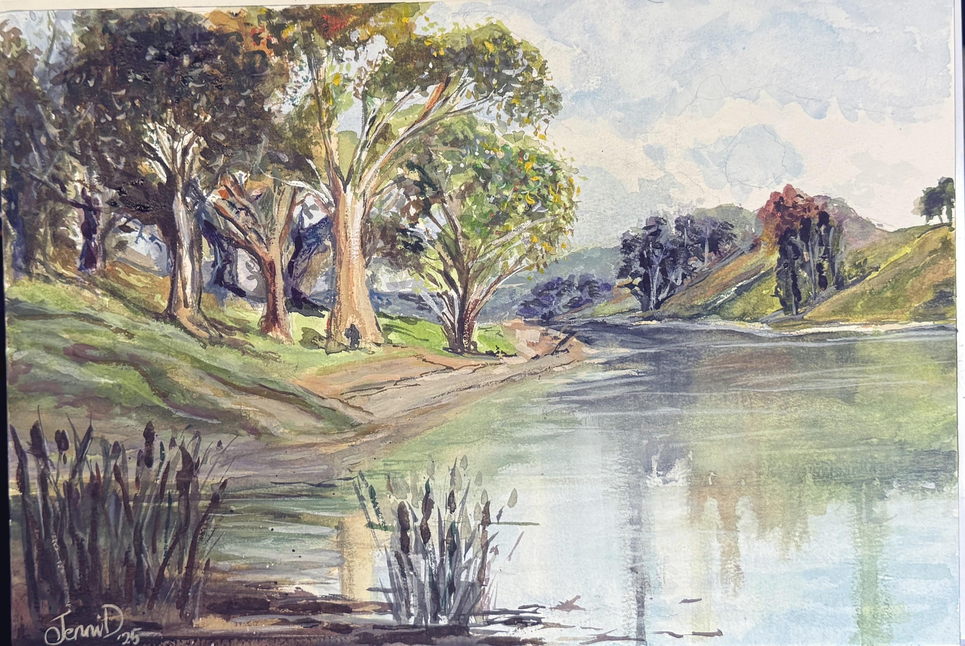 Calm landscape - student project