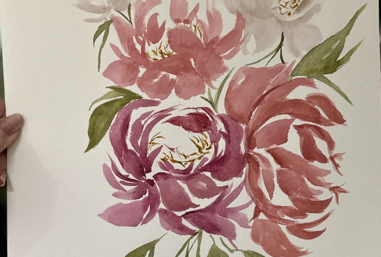 Loose climbing rose - student project