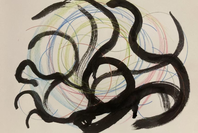 Curving, Serpentine Lines