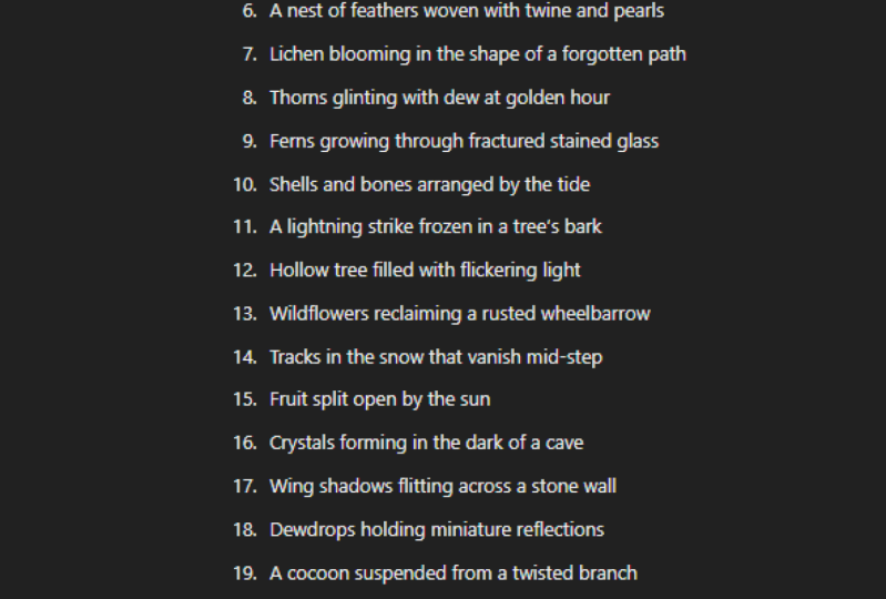 ChatGPT for creative drawing prompts
