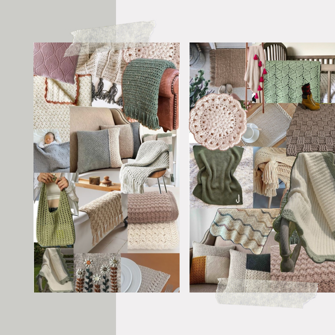 Handmade Homeware Moodboard - student project