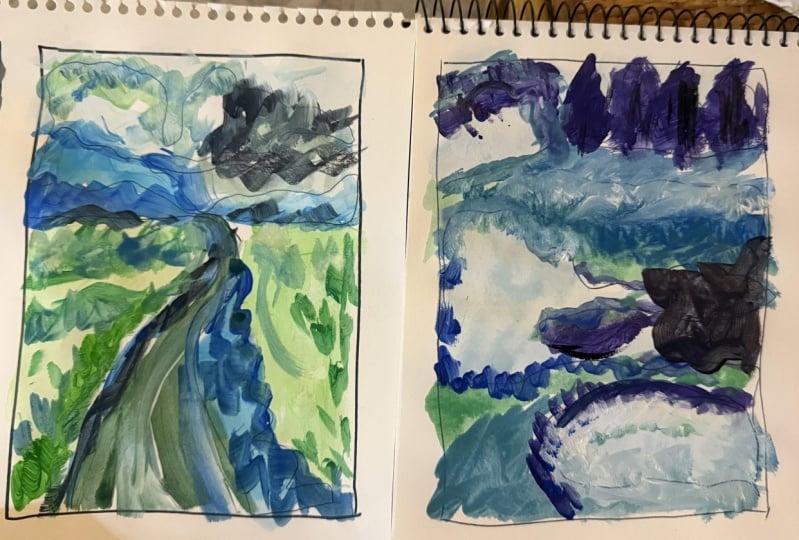 Five minute landscapes