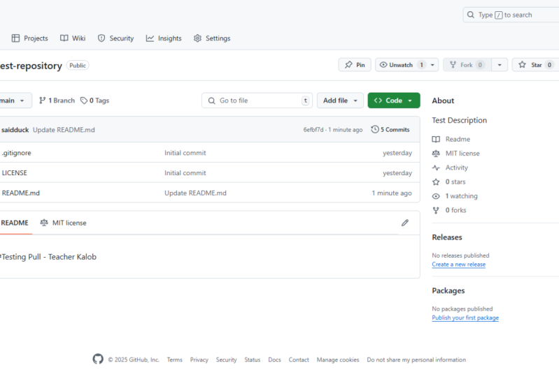My own github repository