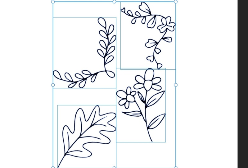 Vectorized line art