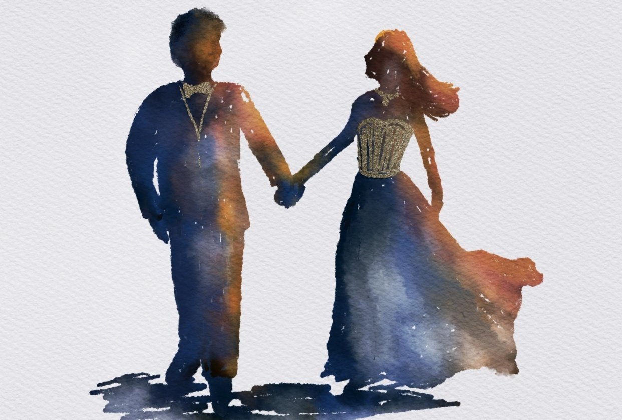 Silhouettes in Procreate - student project
