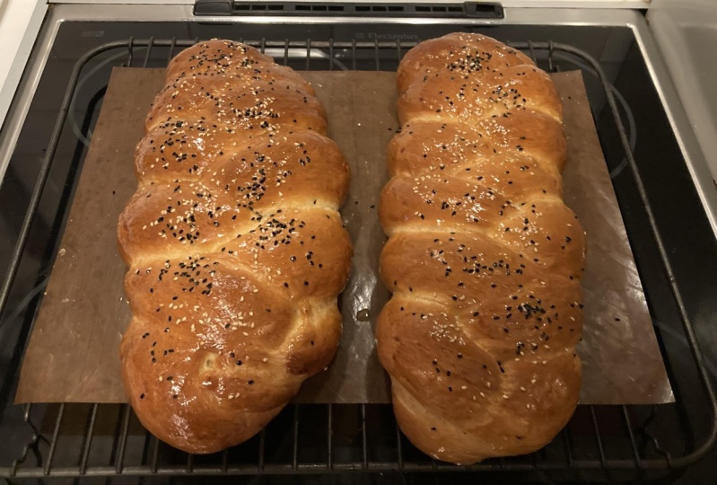 Braided brioche bread & buns