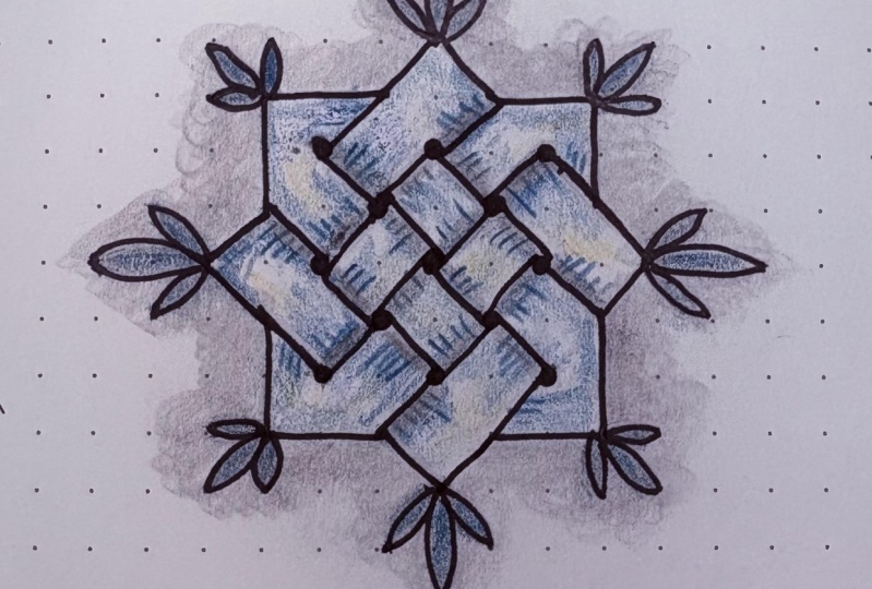 Bullet Journal Grid Knots