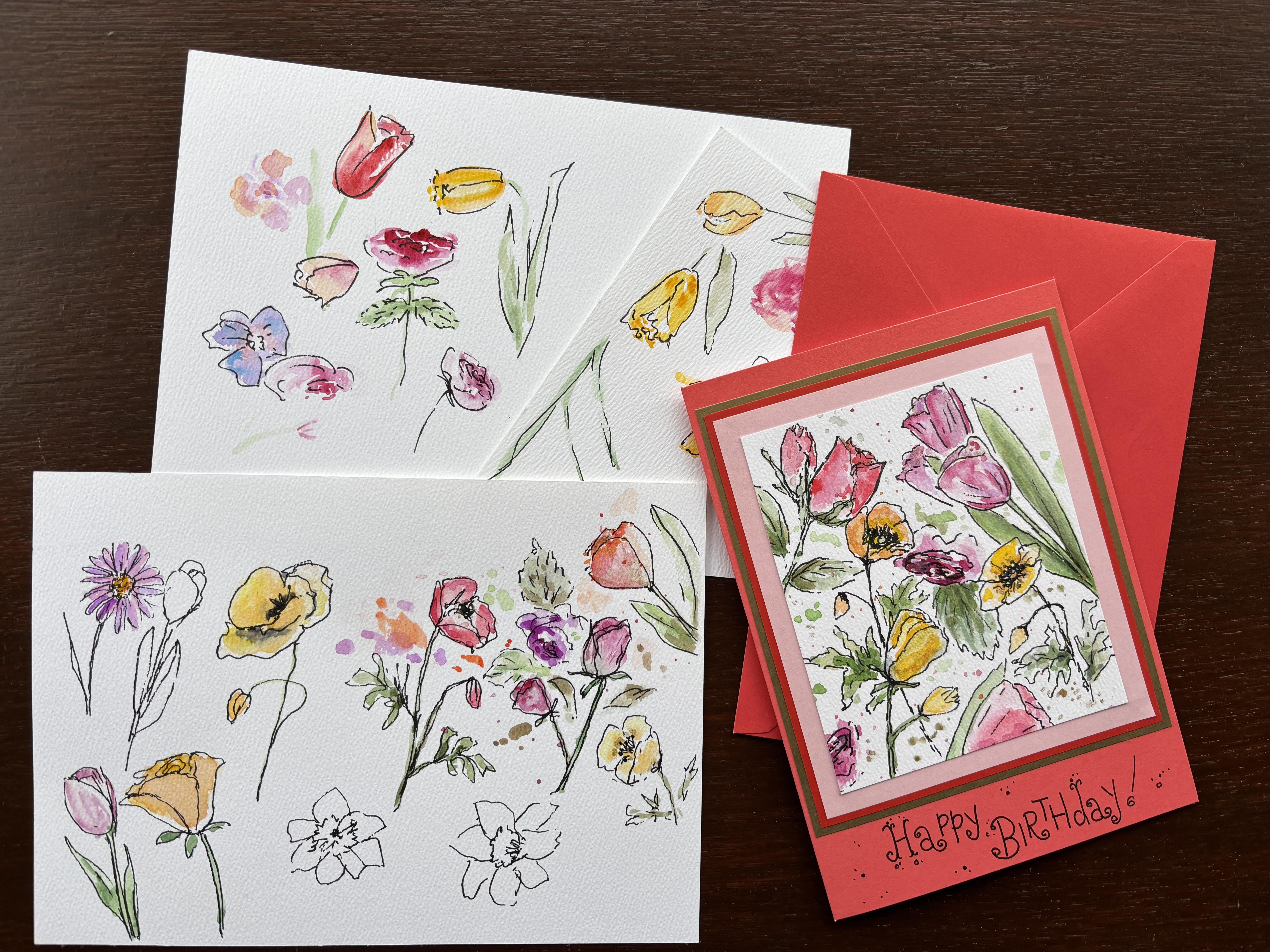Loose florals - student project