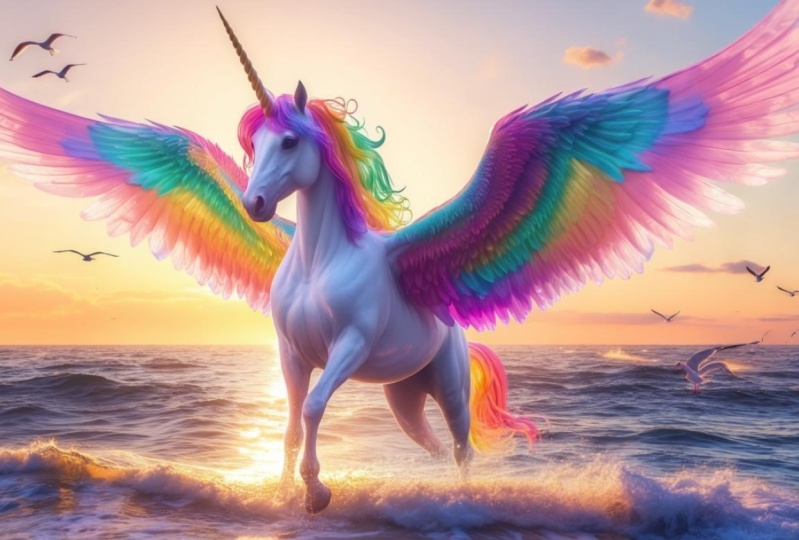 Rainbow unicorn