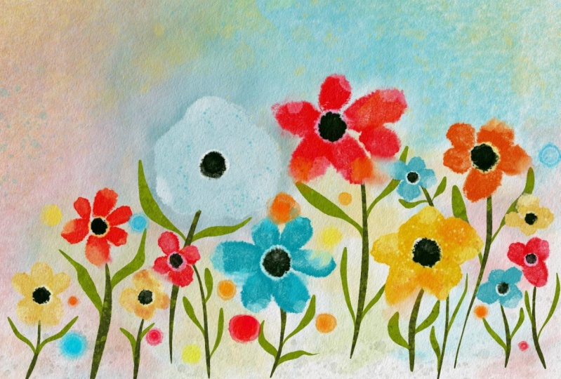 Happy loose Florals