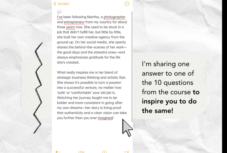 I'm sharing my answer to one of the 10 questions