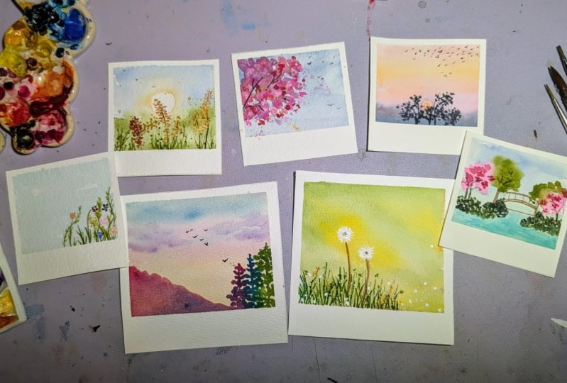 Spring Polaroids