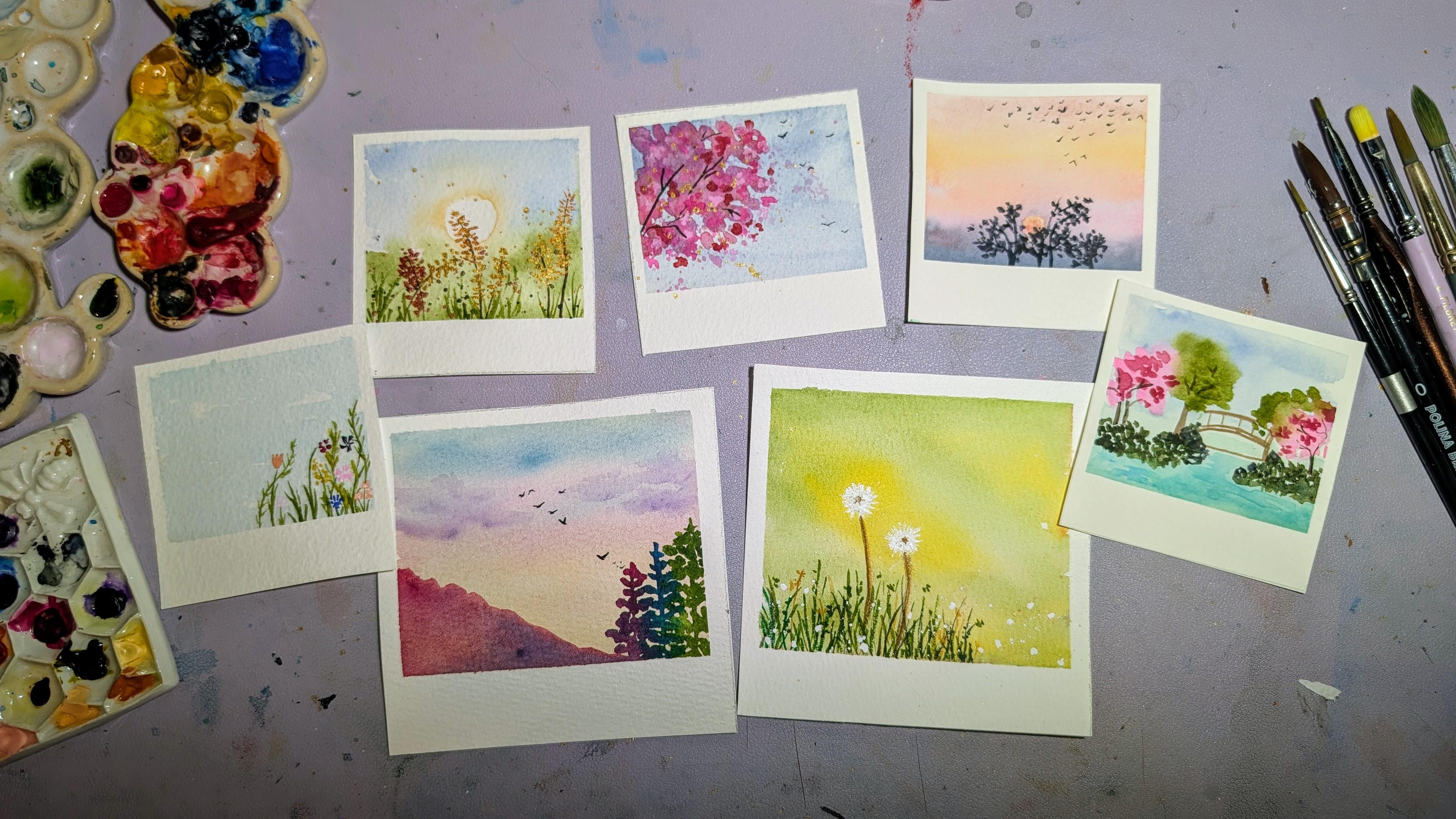 Spring Polaroids - student project
