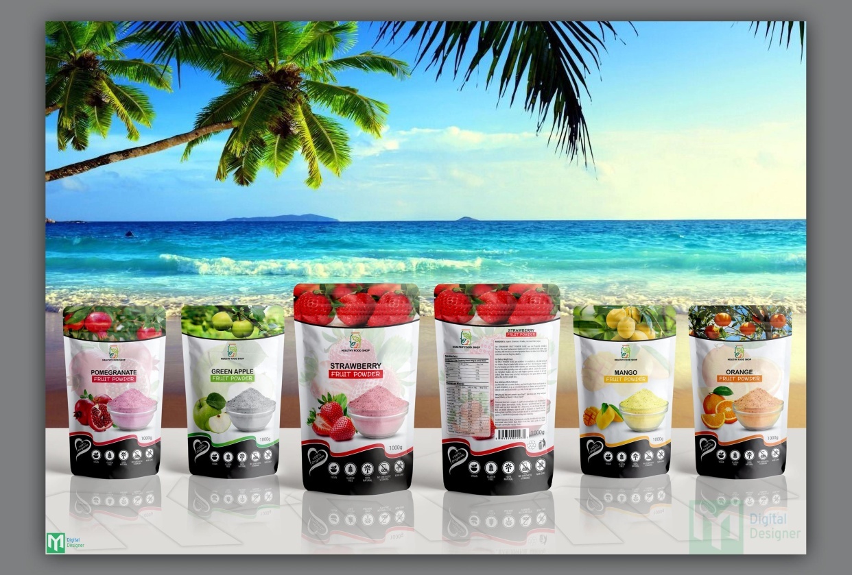 Organic Fruit Powder - student project
