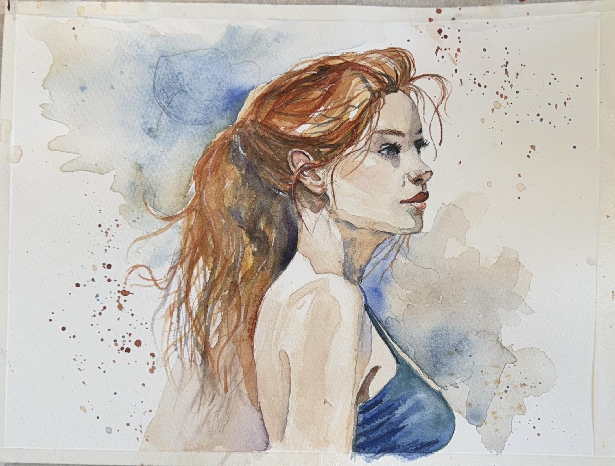 Expressive portrait - student project