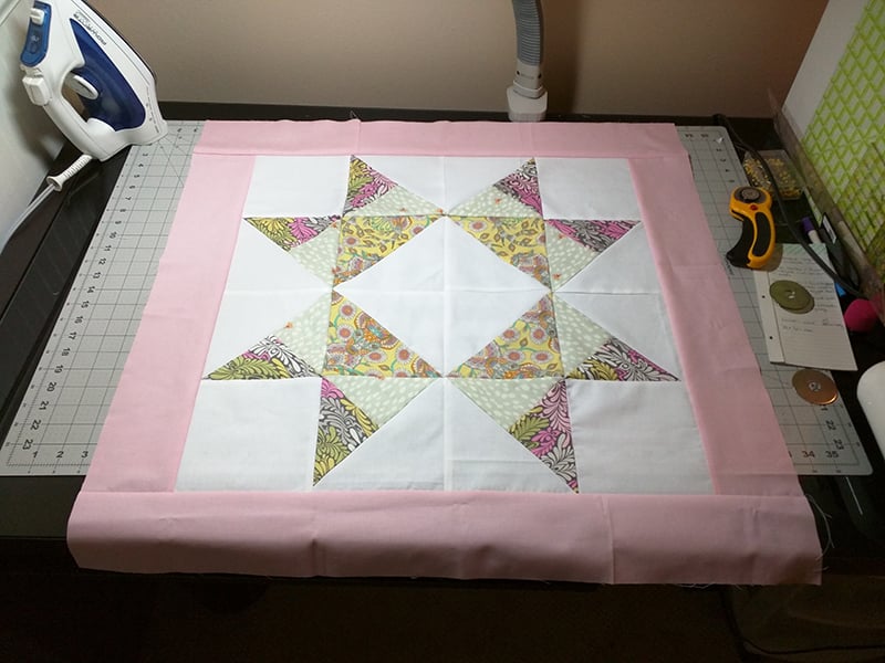 Finished my quilt top! - student project