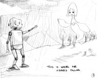 A Love Story Between Robot and Ghost - student project