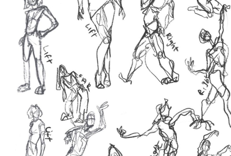 Figure drawing with continuous lines so much fun