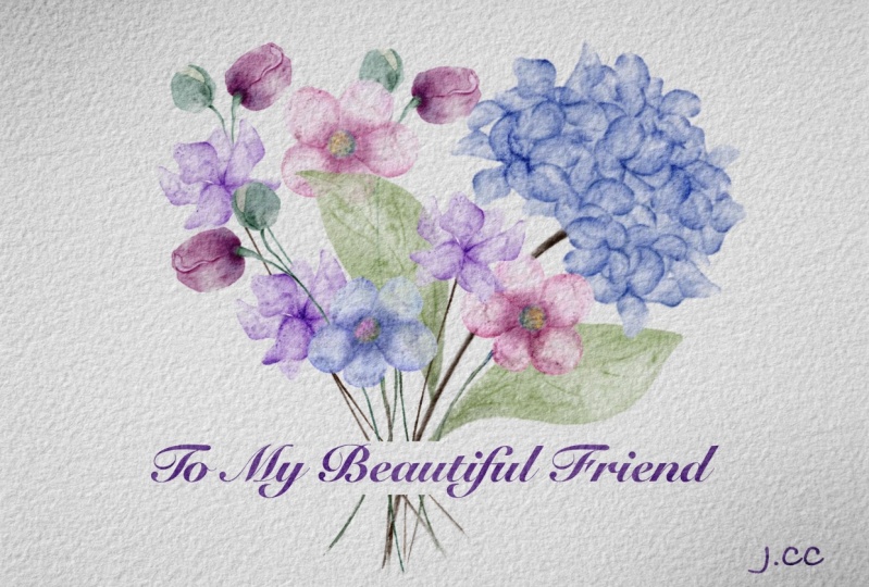 Water color flowers