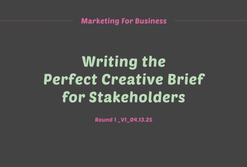 Wring the Perfect Brief - REDUX