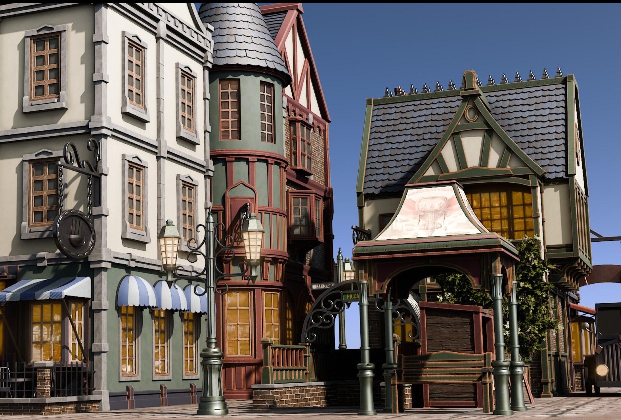 Victorian Street Scene - student project