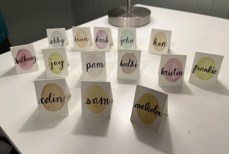 Easter egg placecards