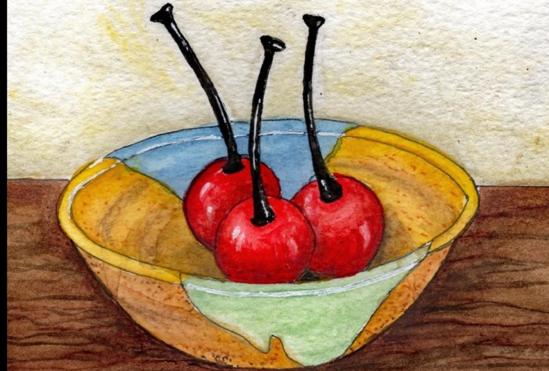 Bowl of Glass Cherries