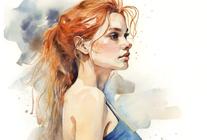 Watercolor Portraits: Techniques for Creating Light, Depth & Emotion