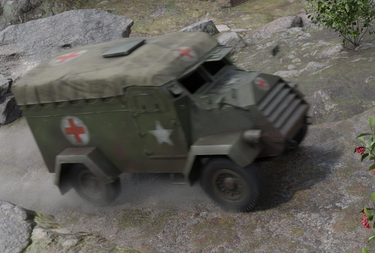 Chevrolet CMP CT15AA armored ambulance - student project