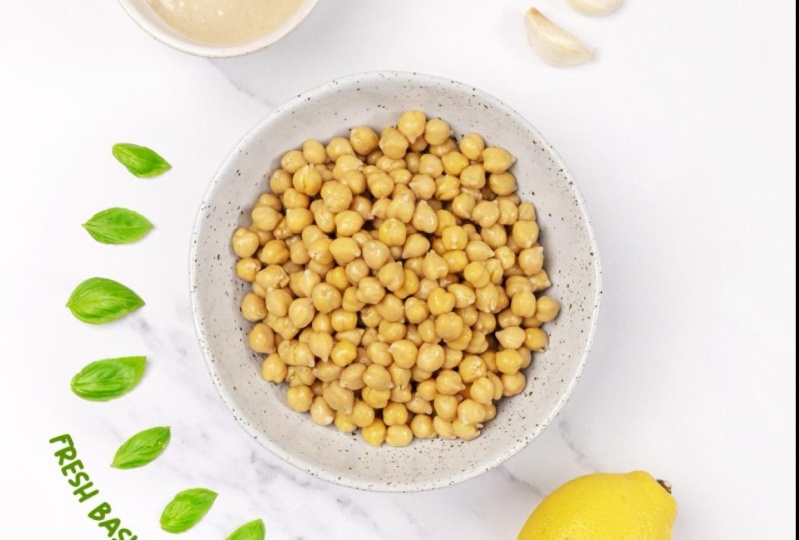 Basil Hummus Recipe Stop-Motion