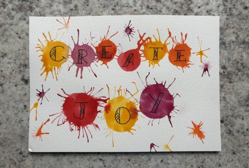 Mindfulness painting