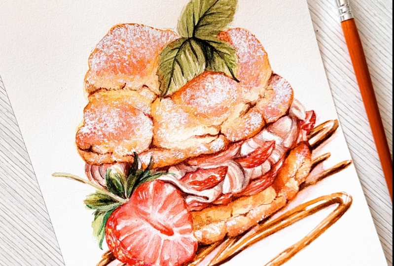 Pastel de hojaldre