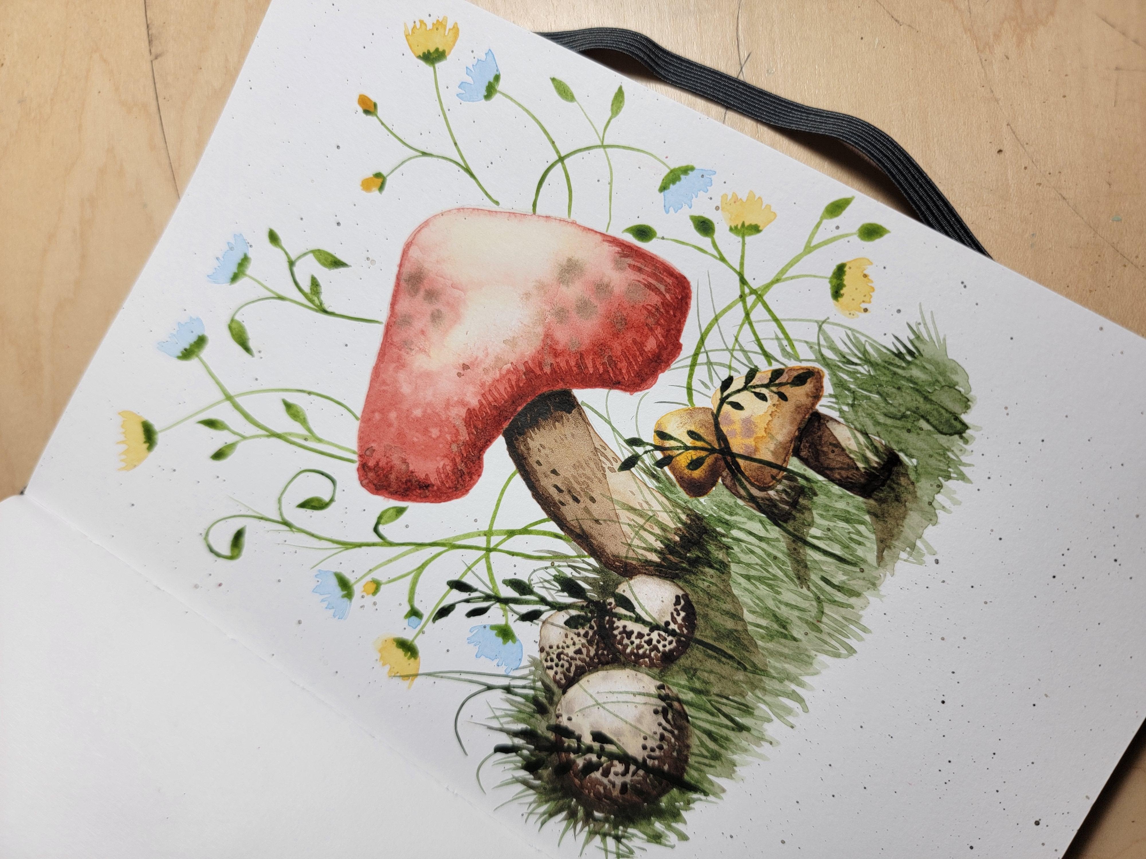 Mushrooms & Flowers - student project