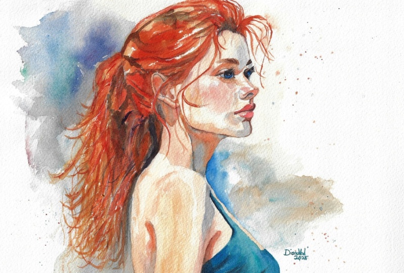 Watercolor Portrait - Creating Light, Depth and Emotion