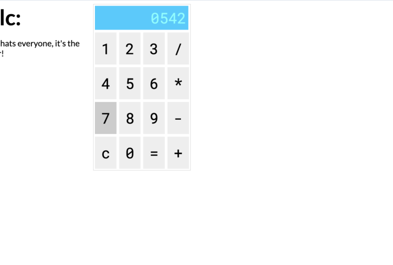 Calculator