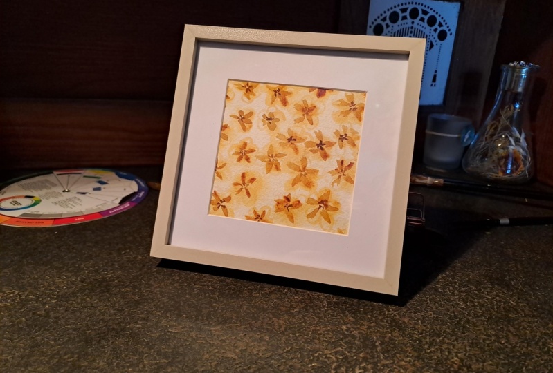 My first floral pattern