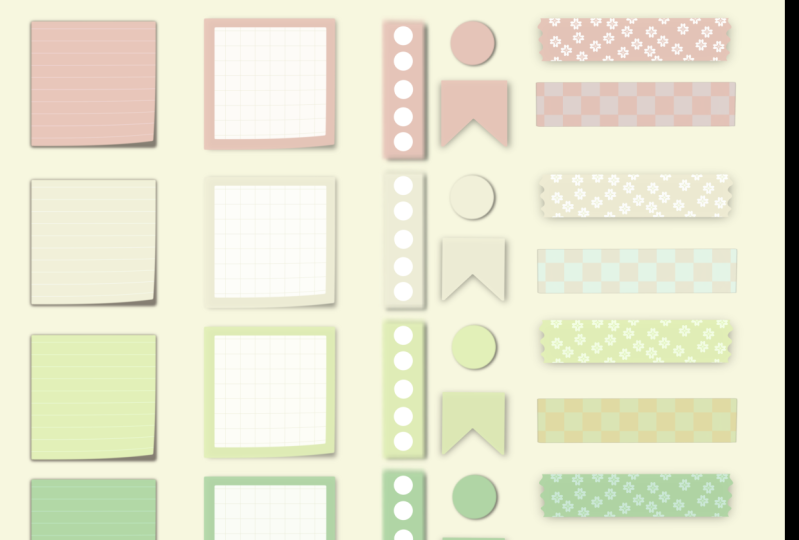 My first set of sticky notes! :)