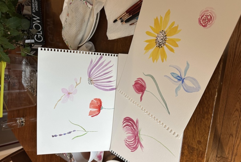 9 of 10 flowers from Olga’s class