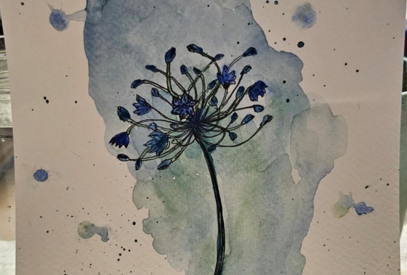 Aga what? :) Calm Blue Flower