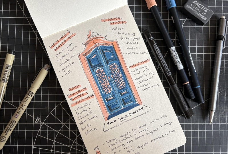 Sketchbook fillers