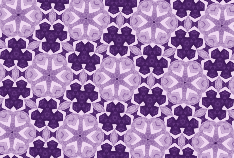 Collage to patterns using the repper app