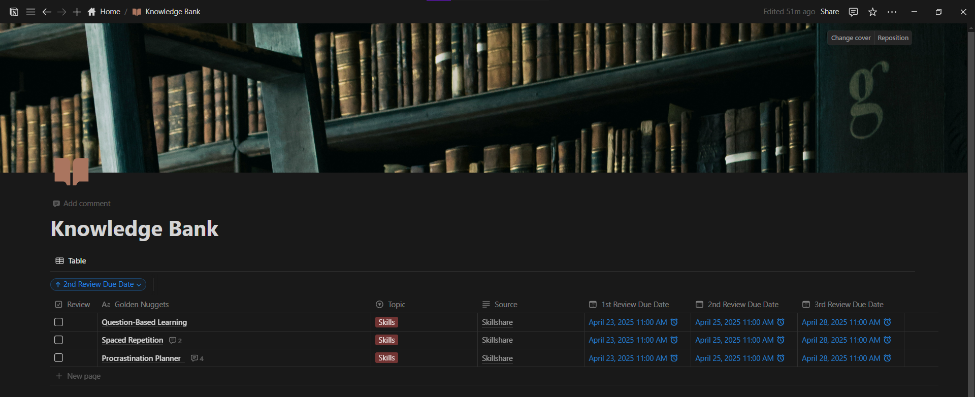 Knowledge Bank - student project