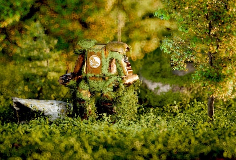 Overgrown mech