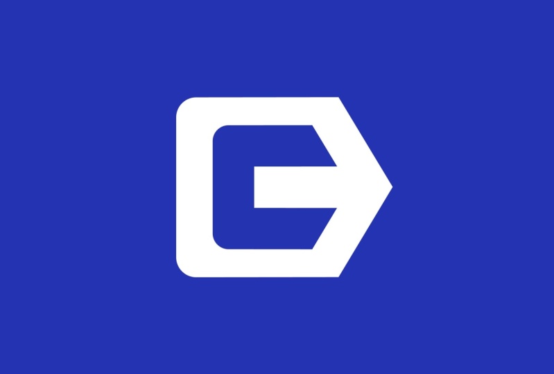 My project:  Logo design with negative space.