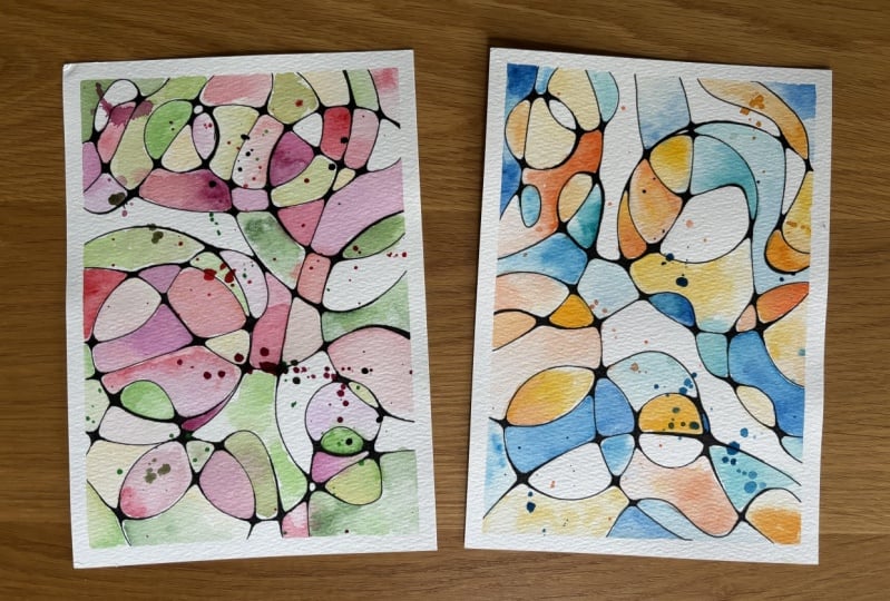 Abstract watercolour