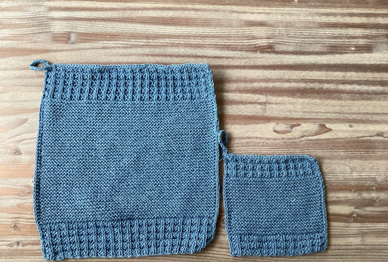Tea towel and dishcloth
