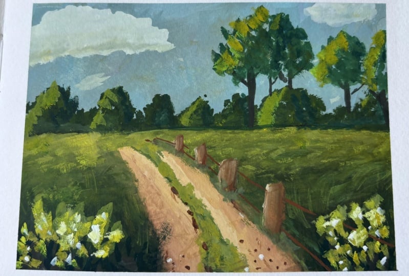 Landscape alla prima
