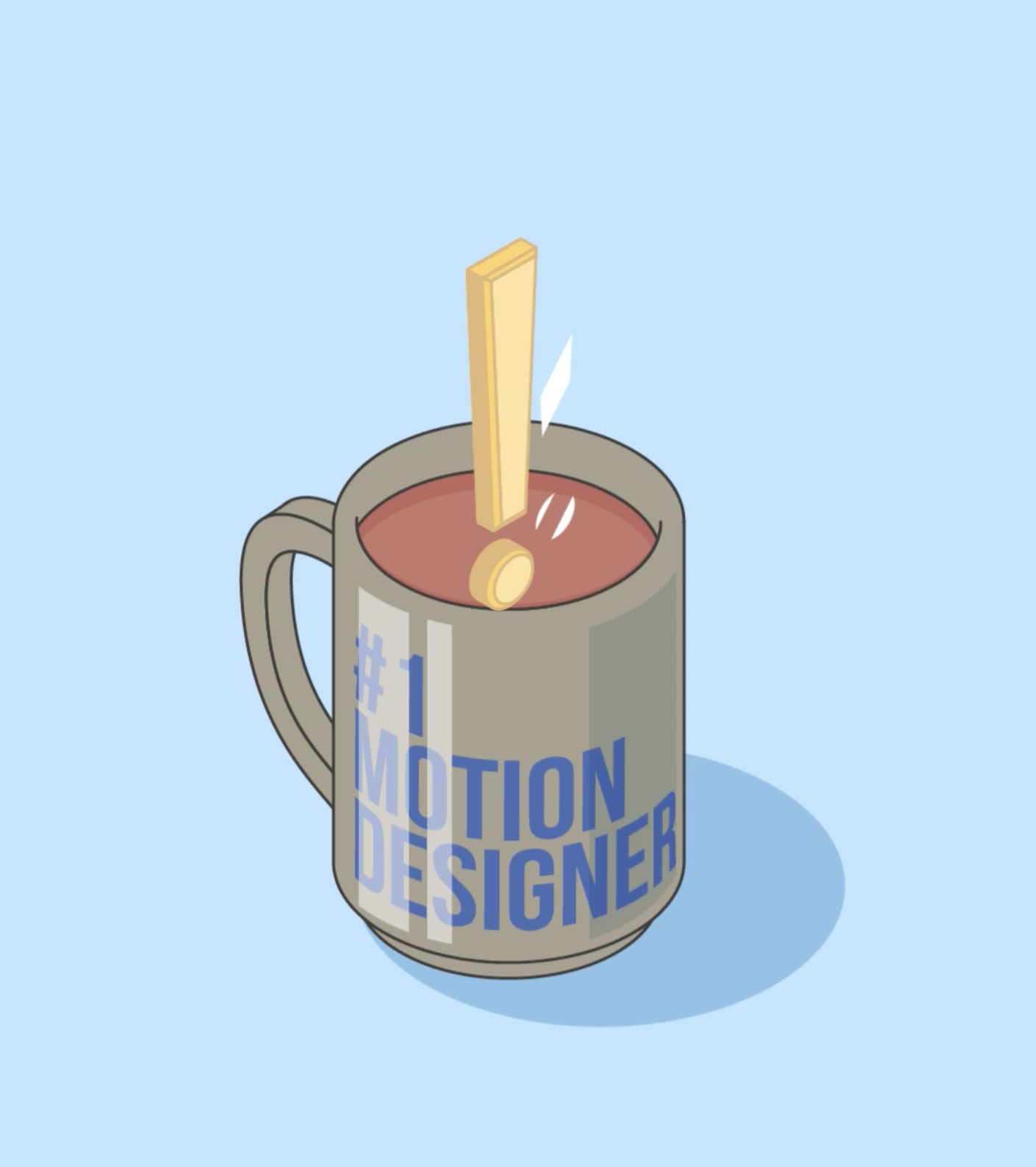 mug illustration - student project