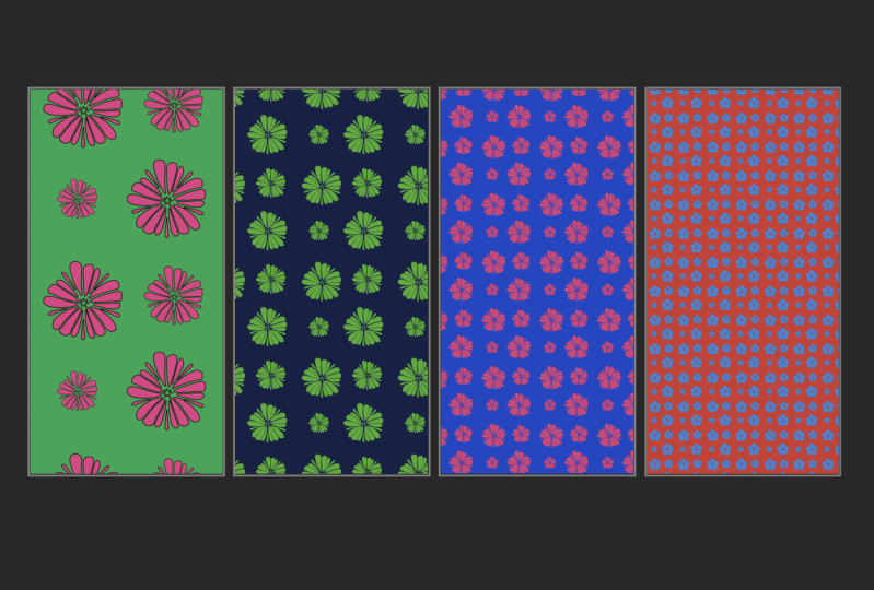 Vibrant flowers